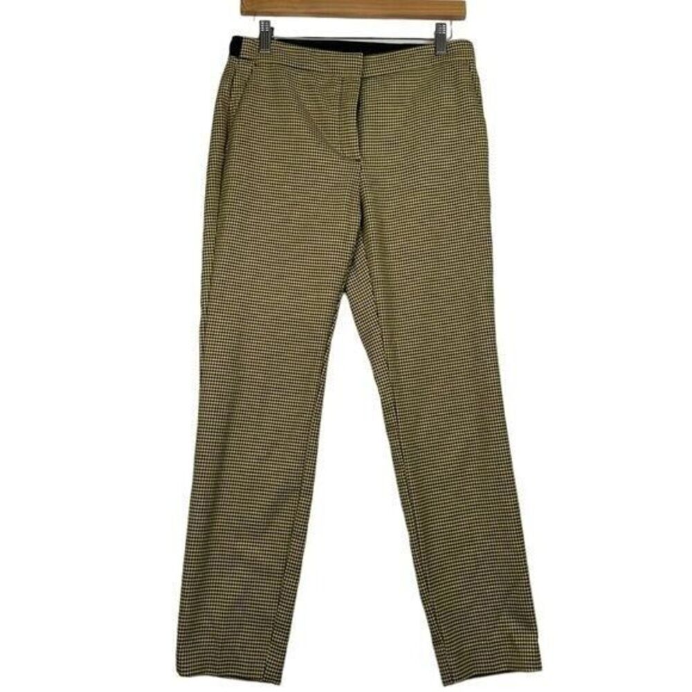 ZARA XS Black Yellow Elastane Polyester Women's New Regular Length‎ Pants Size M